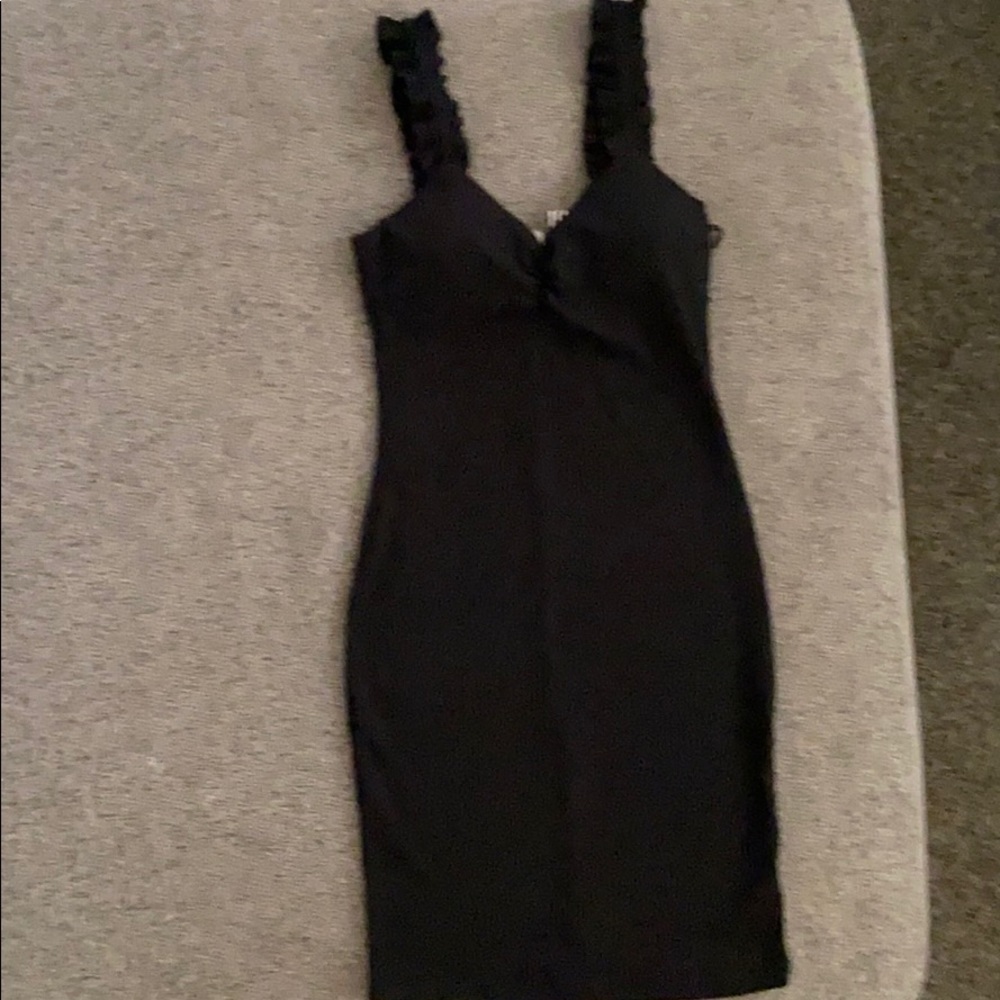 Black cotton dress